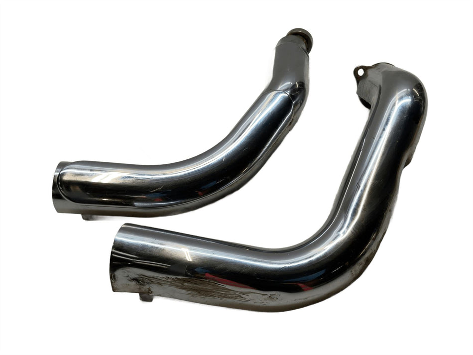 2003 Honda Shadow 750 Exhaust Heat Shield Chrome Pair 18241MBA000