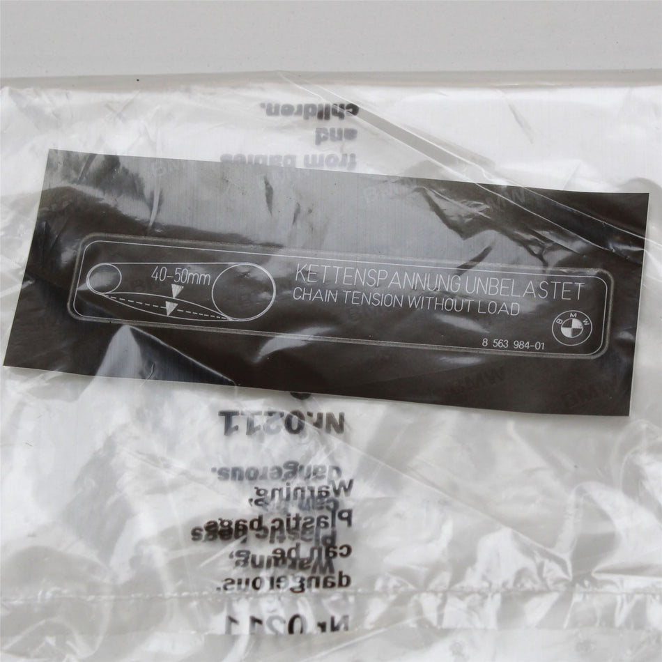 2017 BMW G310GS Notice Load Label Information Plate - 71228563984