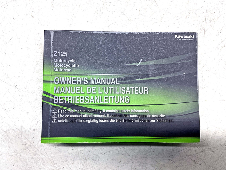 Kawasaki Z125 Owners Manual