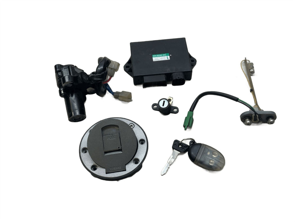 1998 Yamaha YZF R1 Full Lock Set Key Set ECU 4XV8230500
