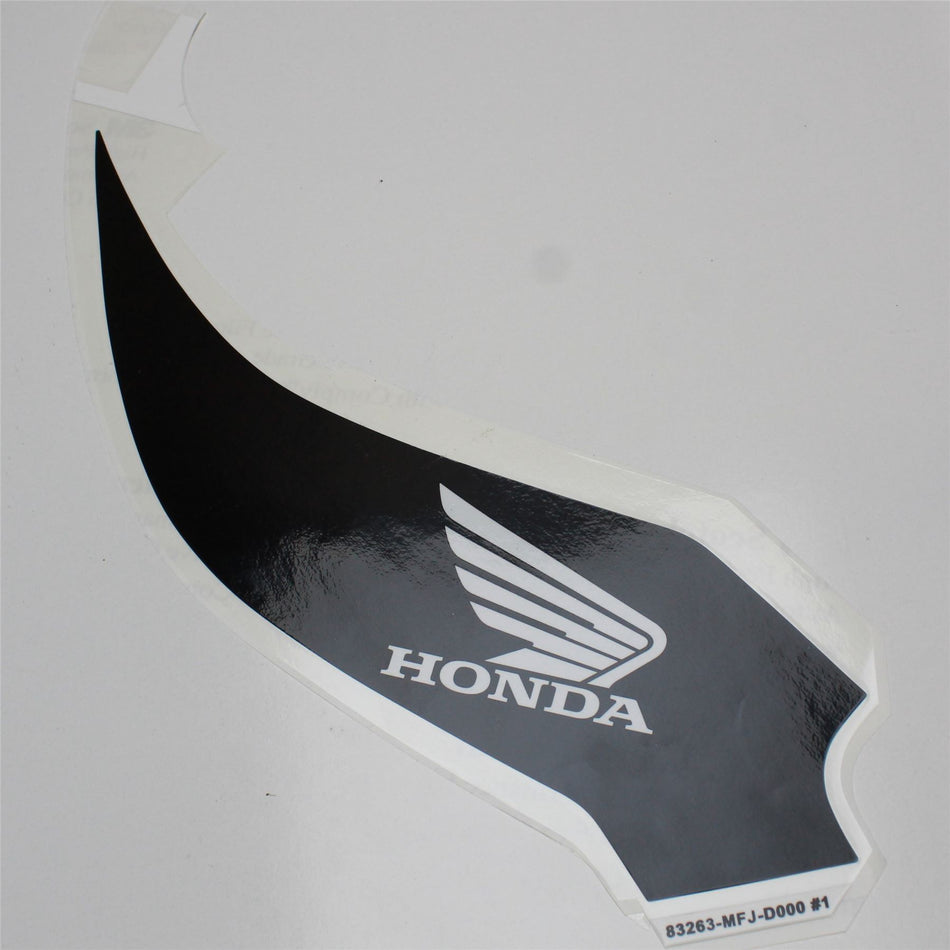 2007 HONDA CBR600RR R/H Right Upper Fuel Tank Decal Graphic - 83263MFJD00ZA