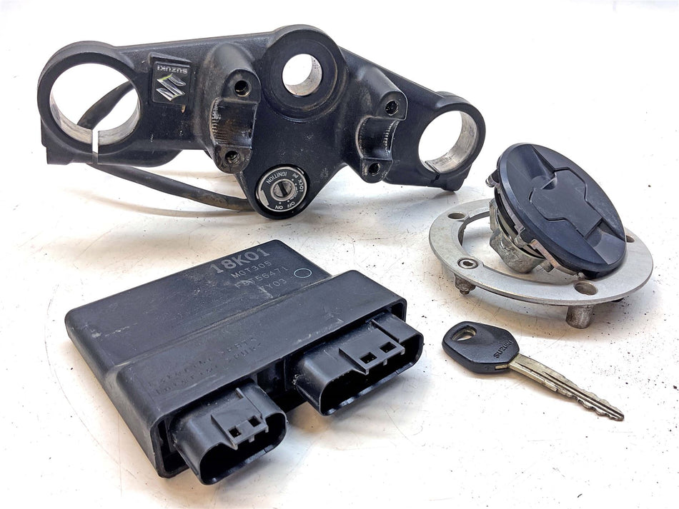 2019 Suzuki SV650A Full Lock Set /ECU - 14666 Miles - 3710216810000