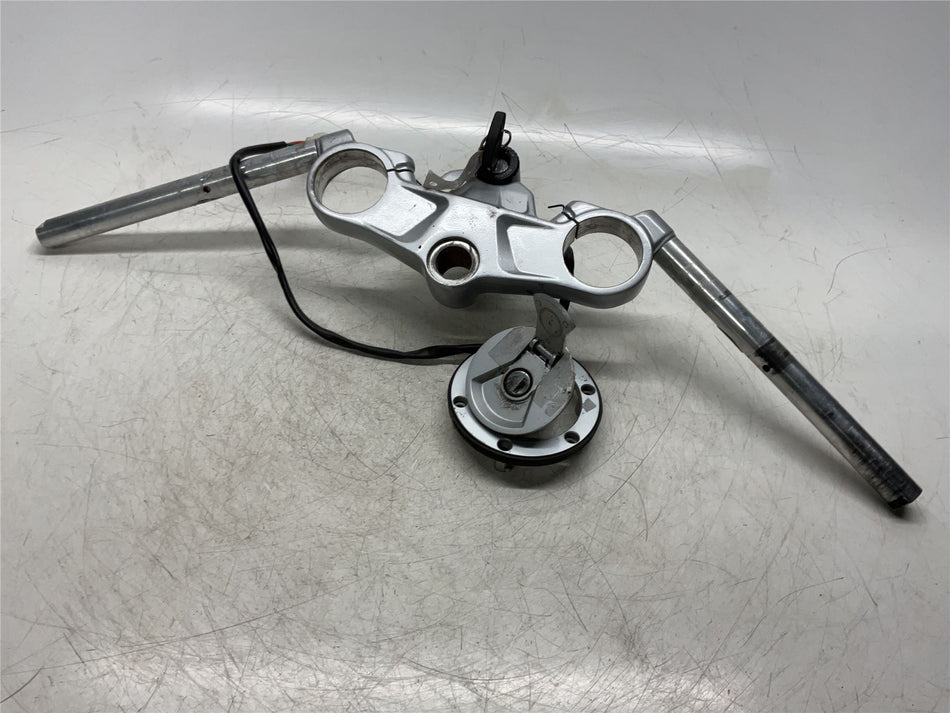 2023 Aprilia RS125 Handlebars with Top Yoke and Ignition Tank Cap - 2B008156
