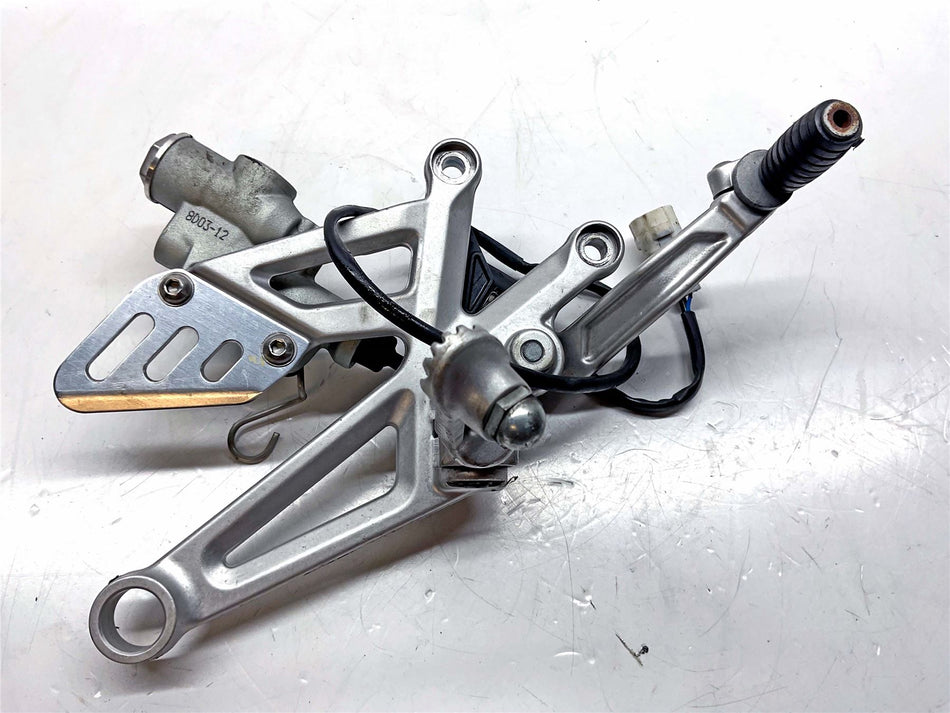 2019 Aprilia Tuono V4 1100 RR ABS Footrest &  Rear Master Cylinder - B044586