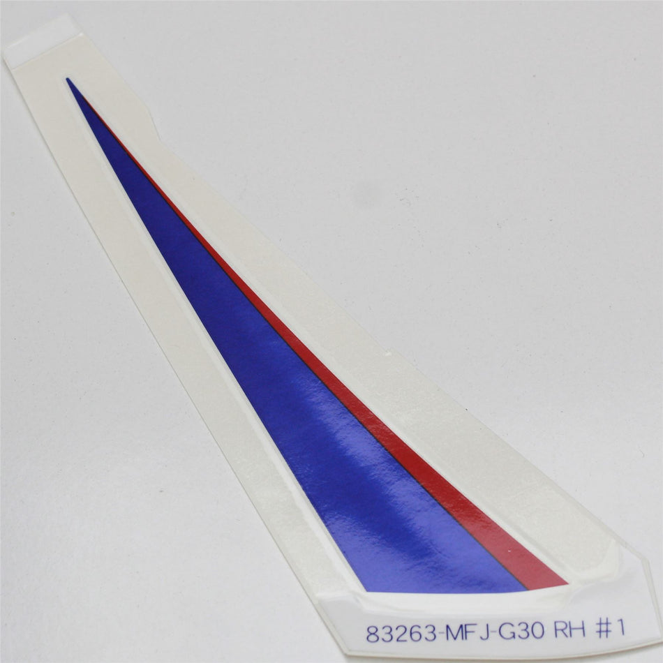 2010 HONDA CBR600RR R/H Right Upper Fuel Tank Decal Graphic - 83263MFJG30ZA