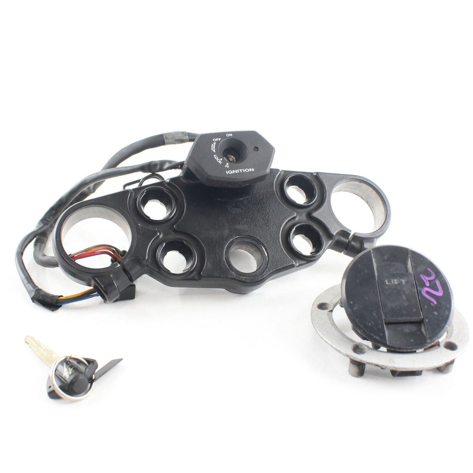2008-2018 SUZUKI GSXR1300R HAYABUSA Top Yoke & Lock + Fuel Cap - 5131124F50000
