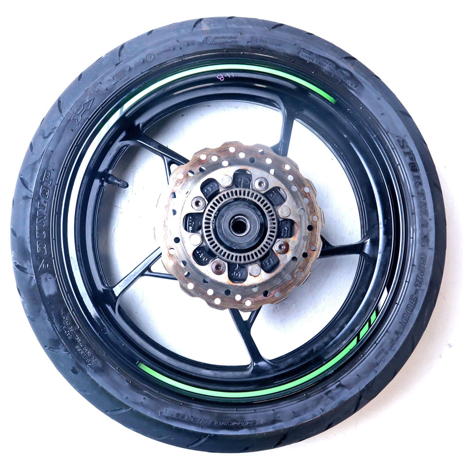 2018 Kawasaki Ninja 650 EX650 KRT Edition Rear Wheel, Tyre & Disc - 410730704QT