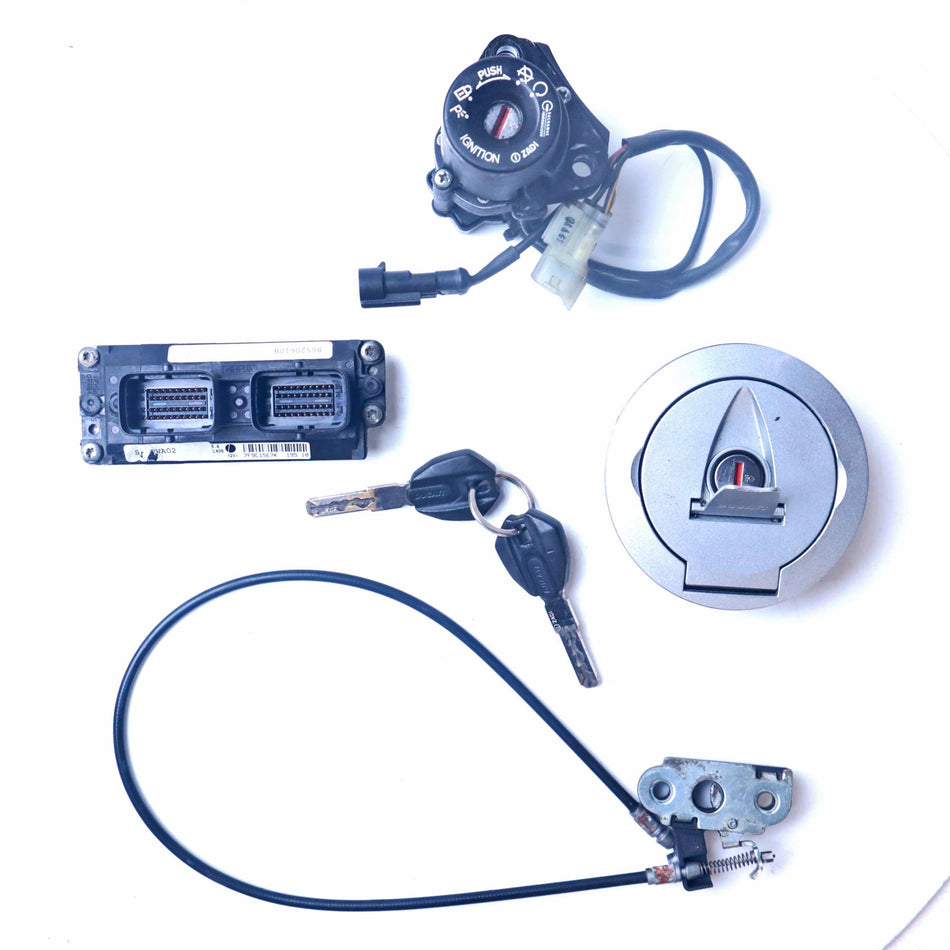2011 Ducati Streetfighter Lockset & ECU - 65240211A
