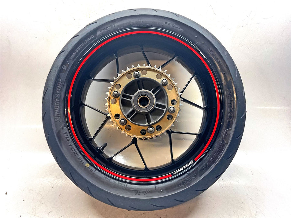 2015 Honda CBR1000RR Fireblade Rear Wheel, Tyre, Disc & Sprocket - 42650MGPD00ZE