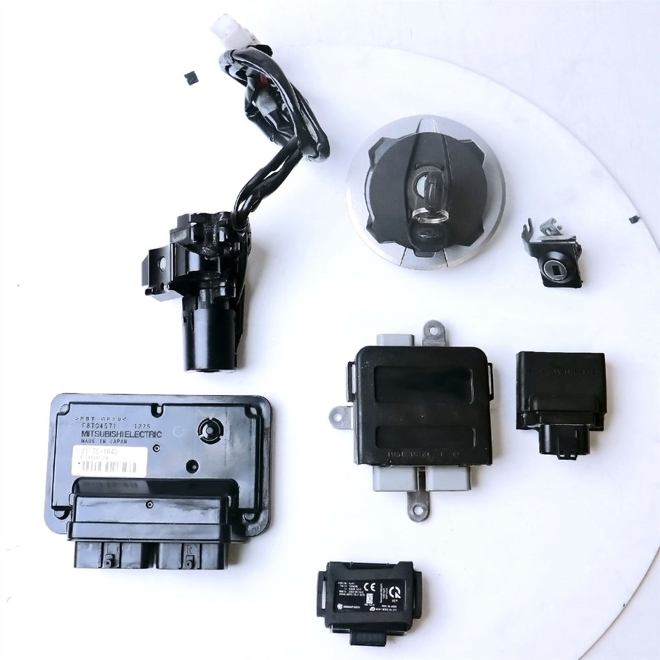 2021 Kawasaki Ninja ZX10R ZX1000 Lock Set & ECU - 270160035