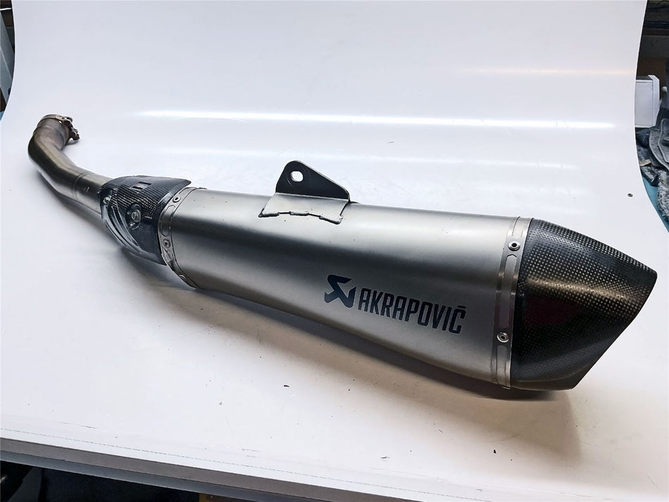 Kawasaki ZZR1400 Left Akrapovic Exhaust & Link Pipe - 258EXP0082L