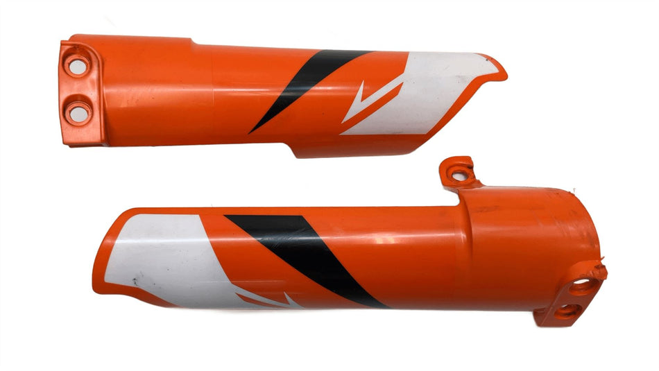 2025 KTM Supermoto Fork Protectors Guards Left Right Orange 79001094000EB