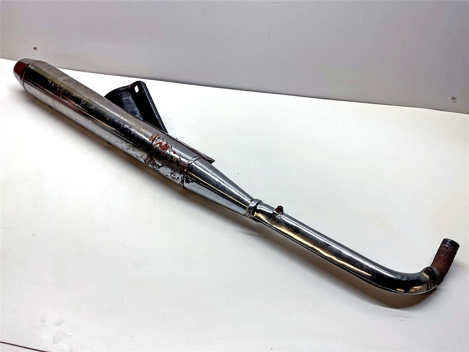 1993 Honda C90 Chrome Full Exhaust System - 18350GN8700