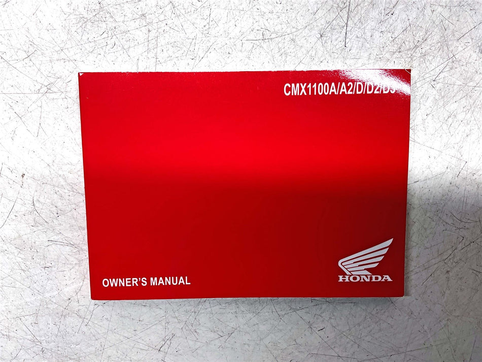 Honda CMX1100 REBEL Owners Manual