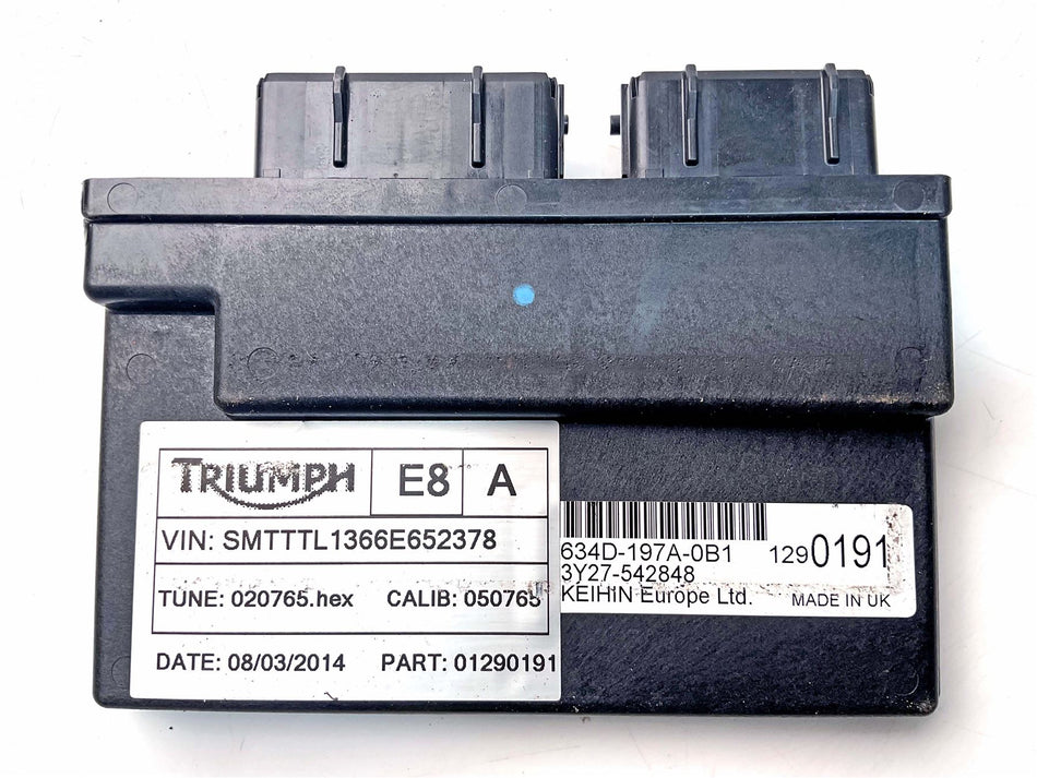 2014 Triumph Street Triple 675 R ECU - 12157 Miles - T01290191
