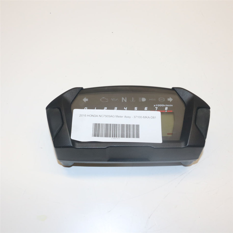 2016 HONDA NC750SAG Speedometer - 37100-MKA-D81