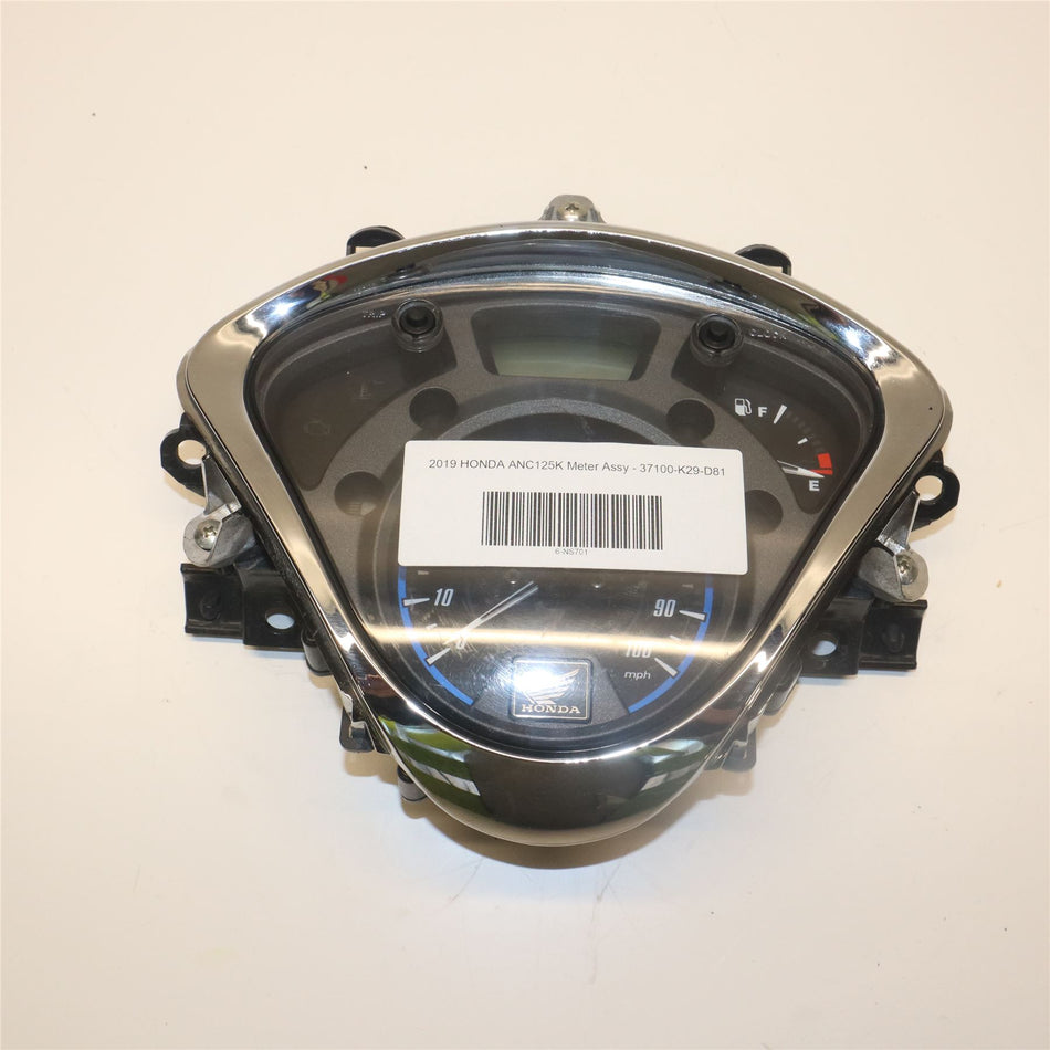 2019 HONDA ANC125K Speedometer - 37100-K29-D81