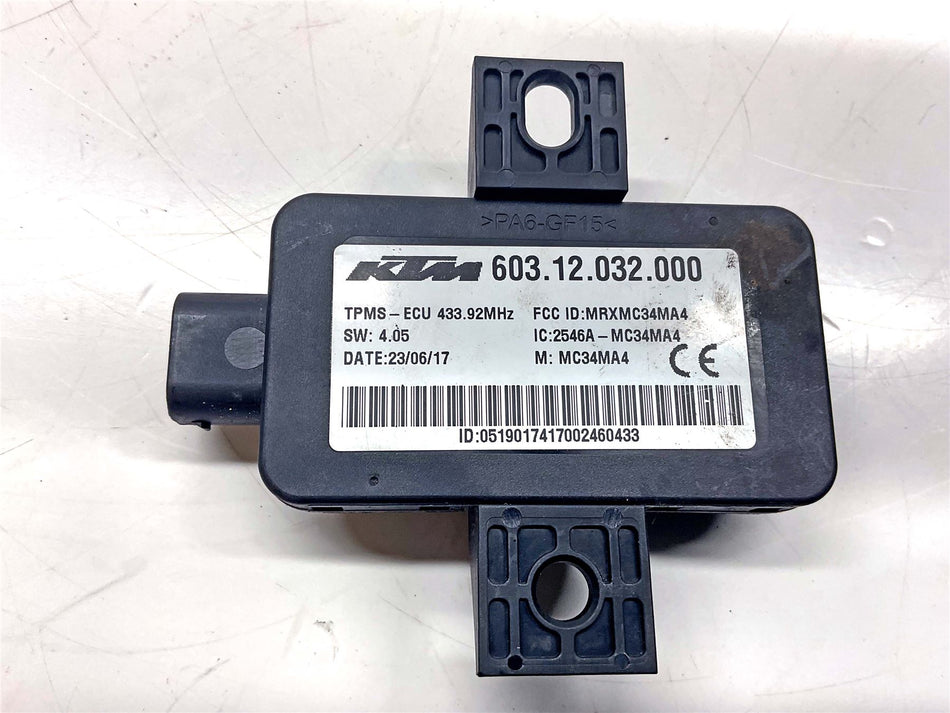 2018 KTM 1290 Super Duke R TPMS Module - 60312032000
