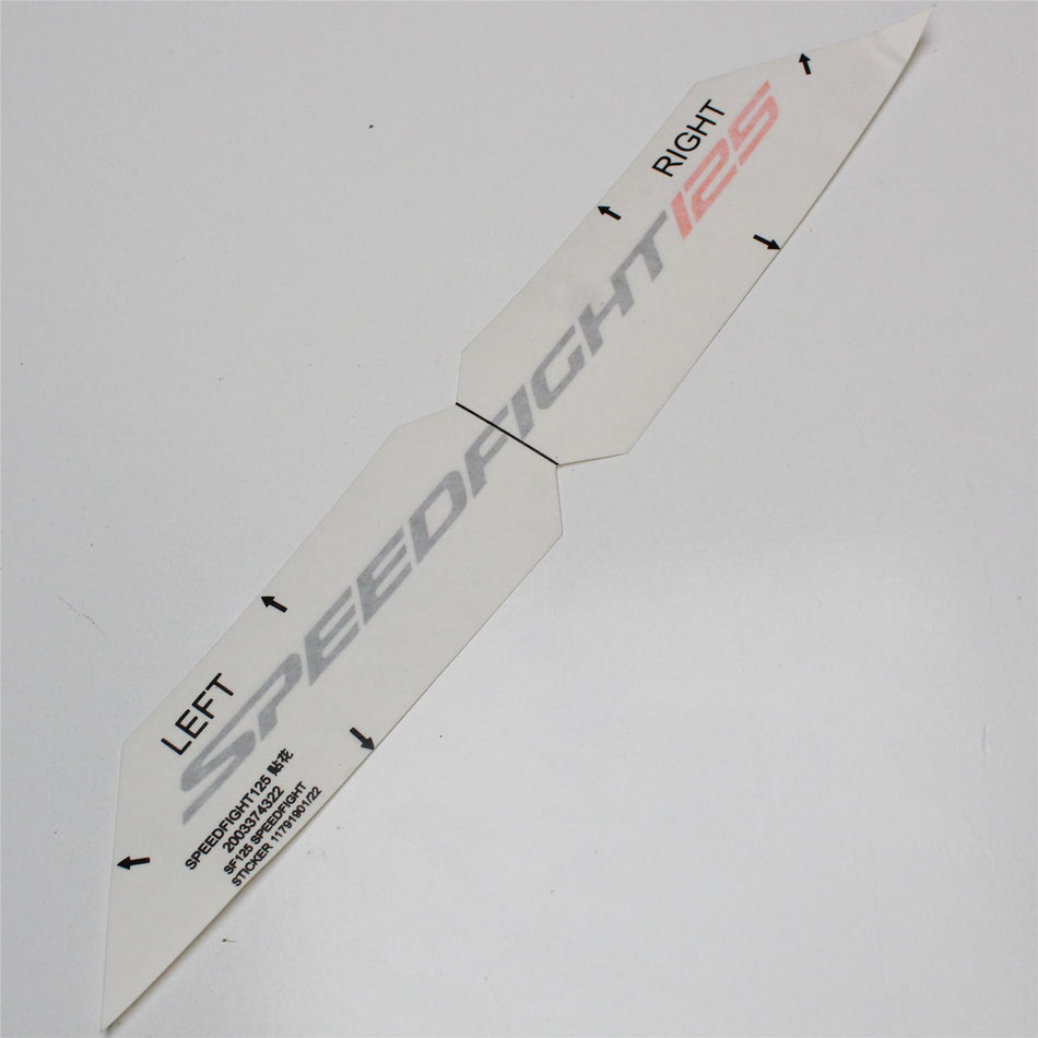 PEUGEOT SPEEDFIGHT 125 Side Cover Decal Graphic - PARTOFKIT