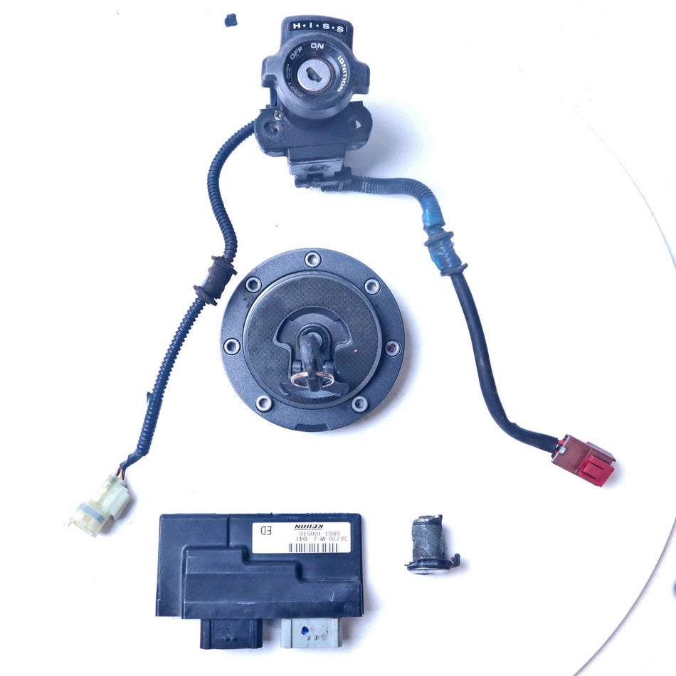 2009 Honda CBR600RR Lockset, ECU, Datatool Alarm System - 32100MFJD40
