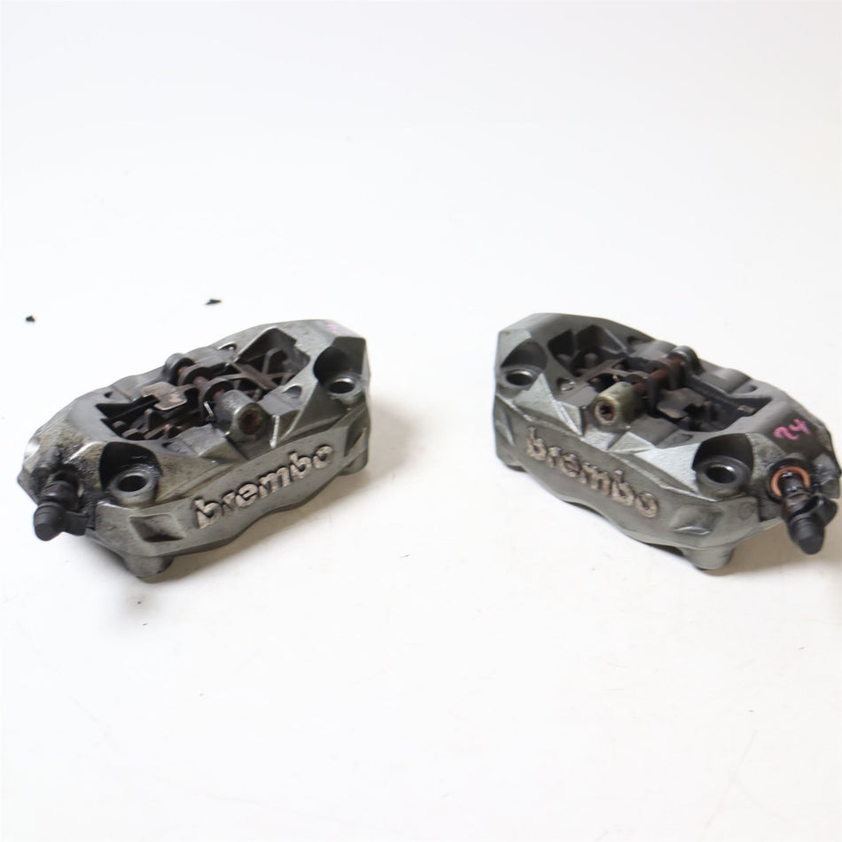 2017 Ducati Super Sport S Left & Right Front Brembo Brake Calipers - 61041302C