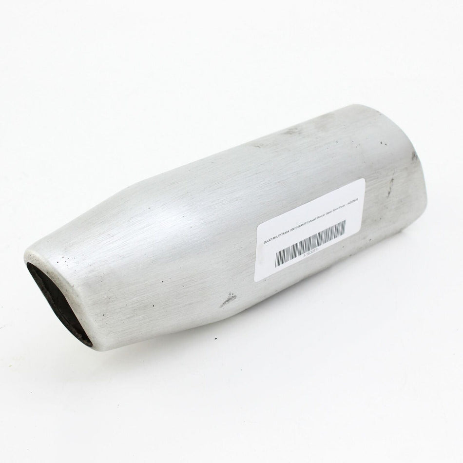 2014 DUCATI MULTISTRADA 1200 S GRANTU Exhaust Upper Silver Cover - 46013982B