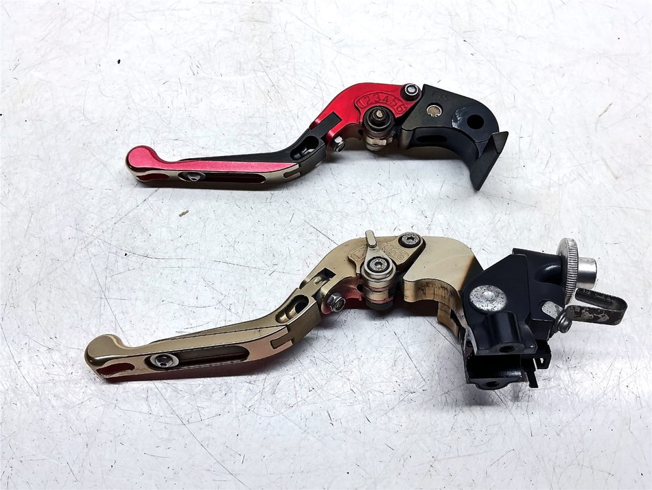 Suzuki GSXS1000 CNC Adjustable Folding Extendable Brake/Clutch Levers