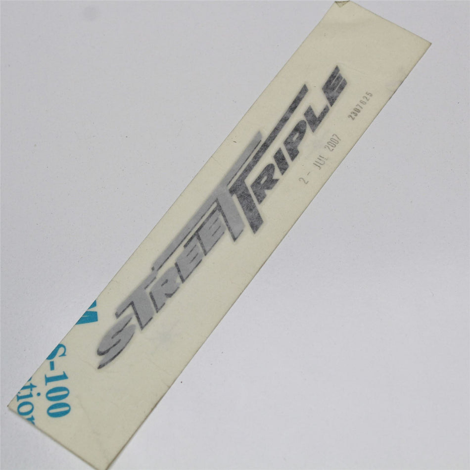 TRIUMPH STREET TRIPLE Rear Seat Fairing Decal Graphic - T2307625