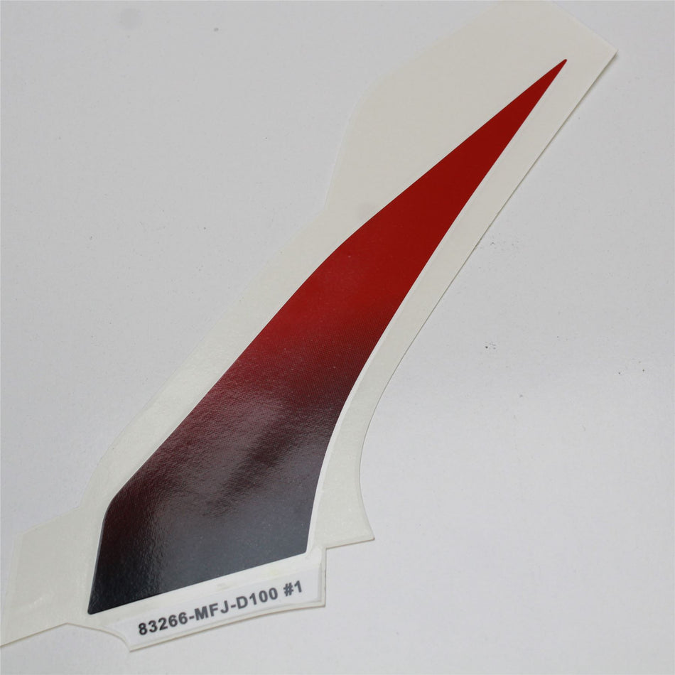 2008 HONDA CBR600RR L/H Left Fuel Tank Decal Graphic  - 83266MFJD10ZC