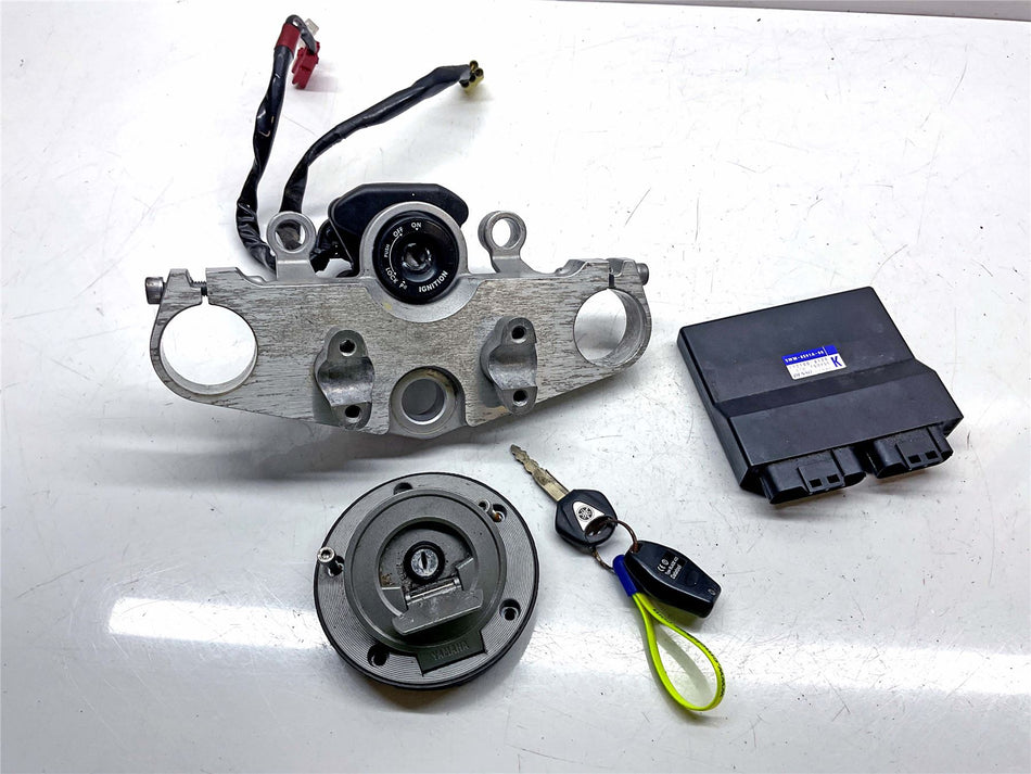 2008 Yamaha XJR1300 Lockset & ECU (No Rear Lock) - 5WMW82502100