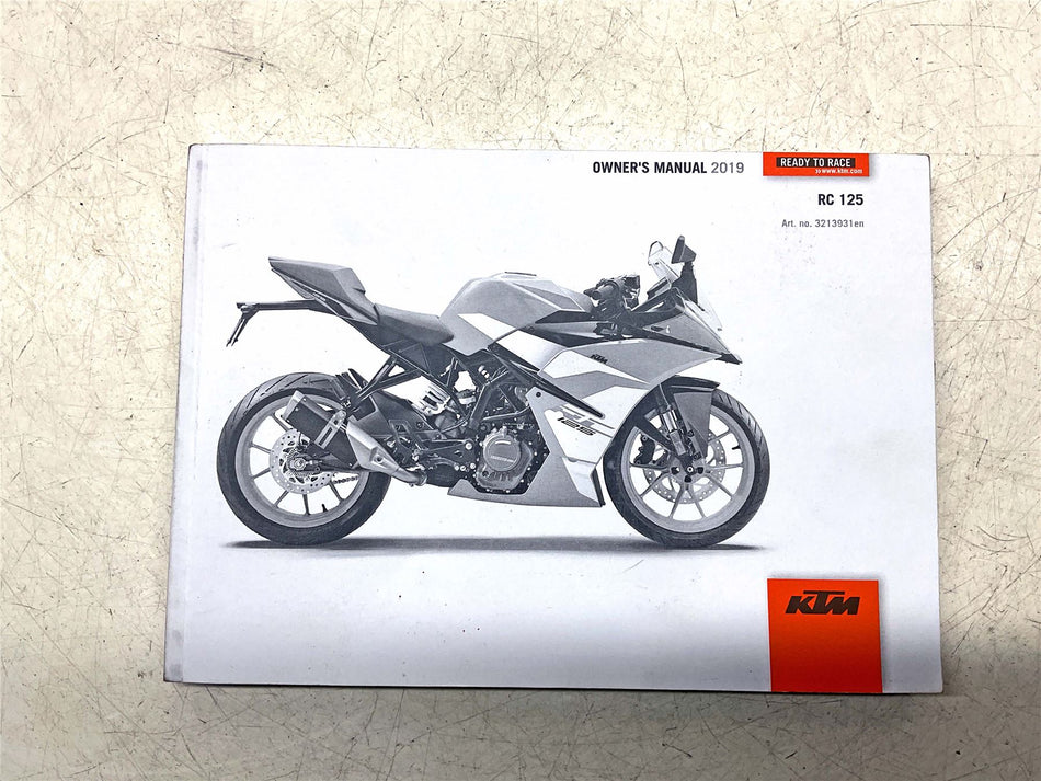 KTM RC 125 Owners Manual
