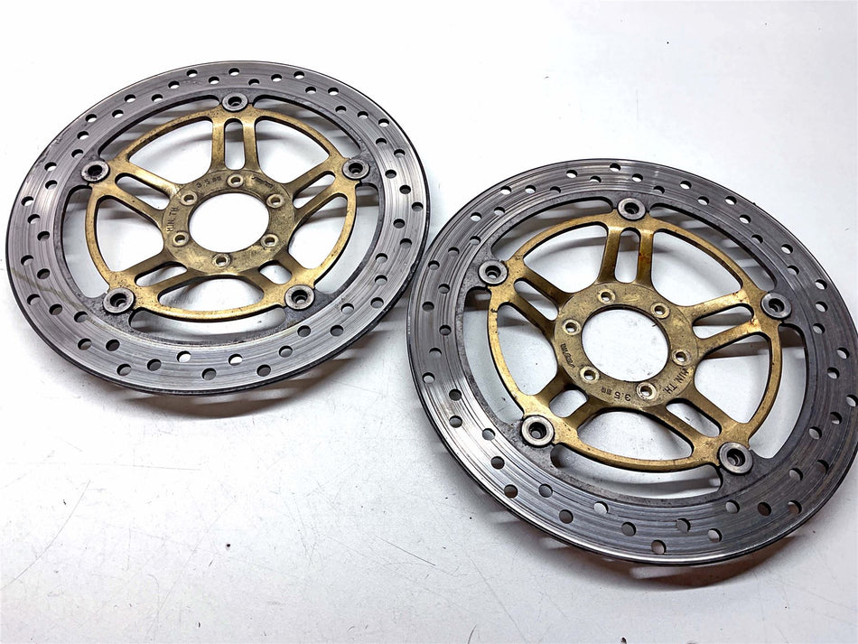 2002 Honda CB600F HORNET Front Brake Discs (Pair) - 45120MBZG01
