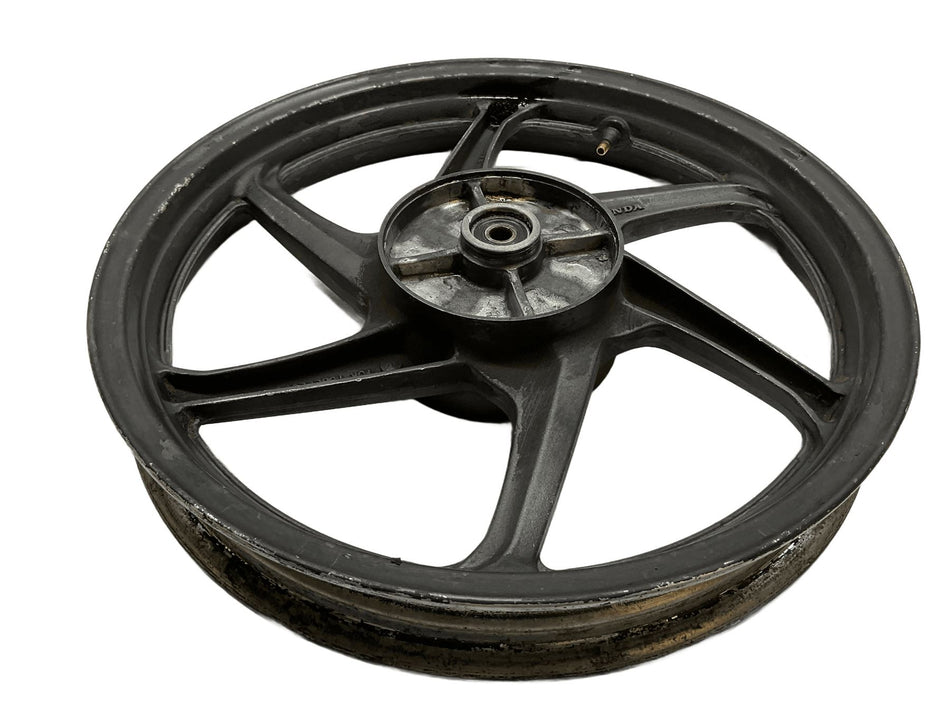 2010 Honda CB125 Rear Wheel Frontim Alloy 5 Spoke Black 44650KWF930