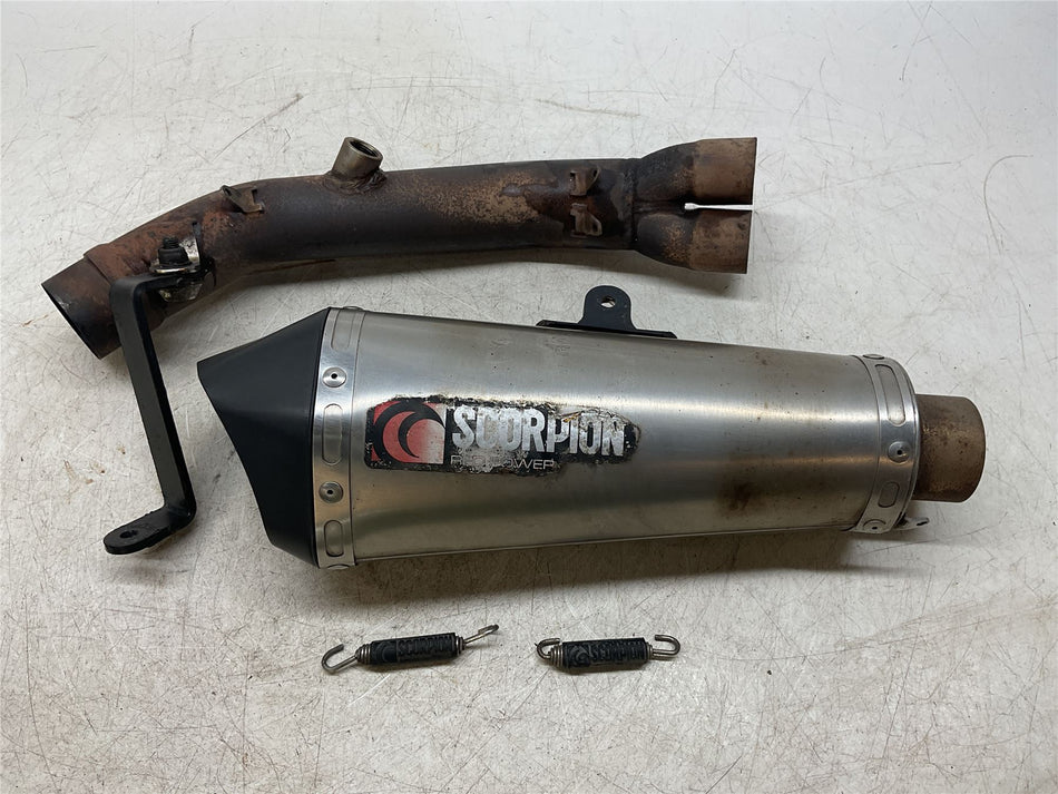 2015 Kawasaki ER-6f Scorpian Exhaust