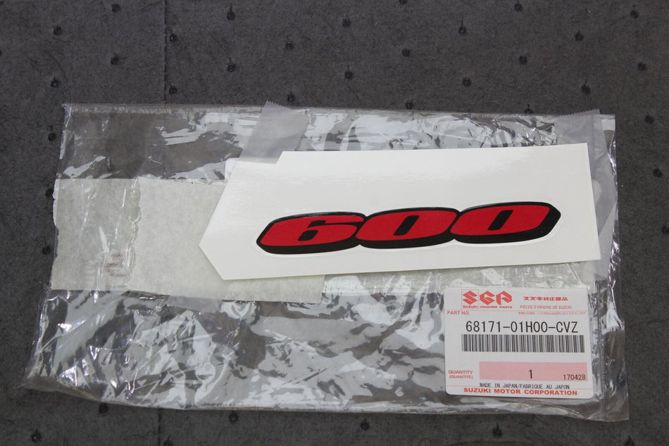 2006-07 SUZUKI GSX R600 L/H Left Seat Tail Decal Sticker Graphic # 68171-01H00-C