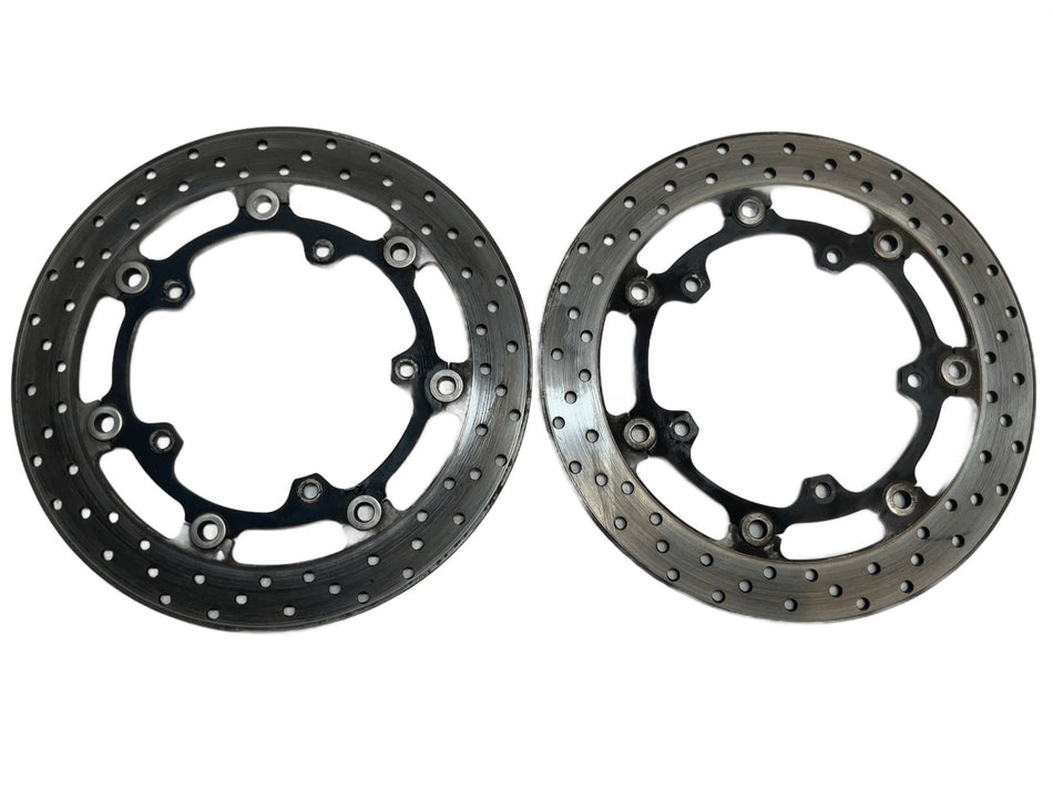 2005 Yamaha YZF R6 Front Brake Discs Pair 5SL2581T0000