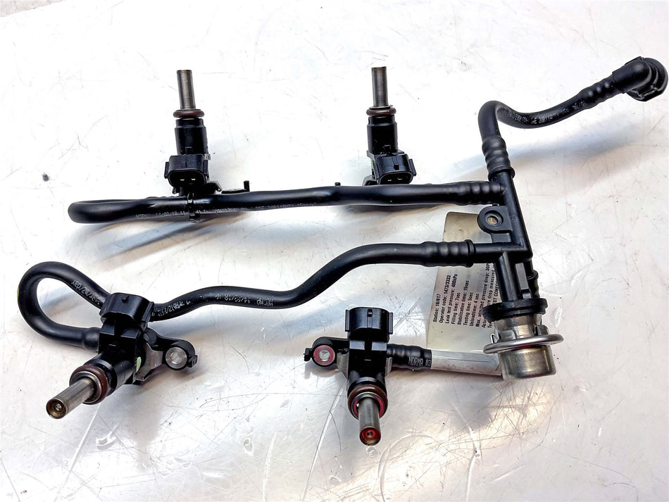 2018 Ducati Panigale V4 Fuel Inectors and Lower Feed Pipes