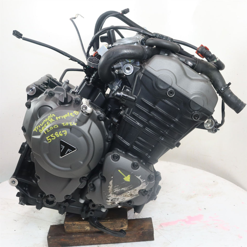 2024 TRIUMPH SPEED TRIPLE 1200 RS Complete Engine - B55867