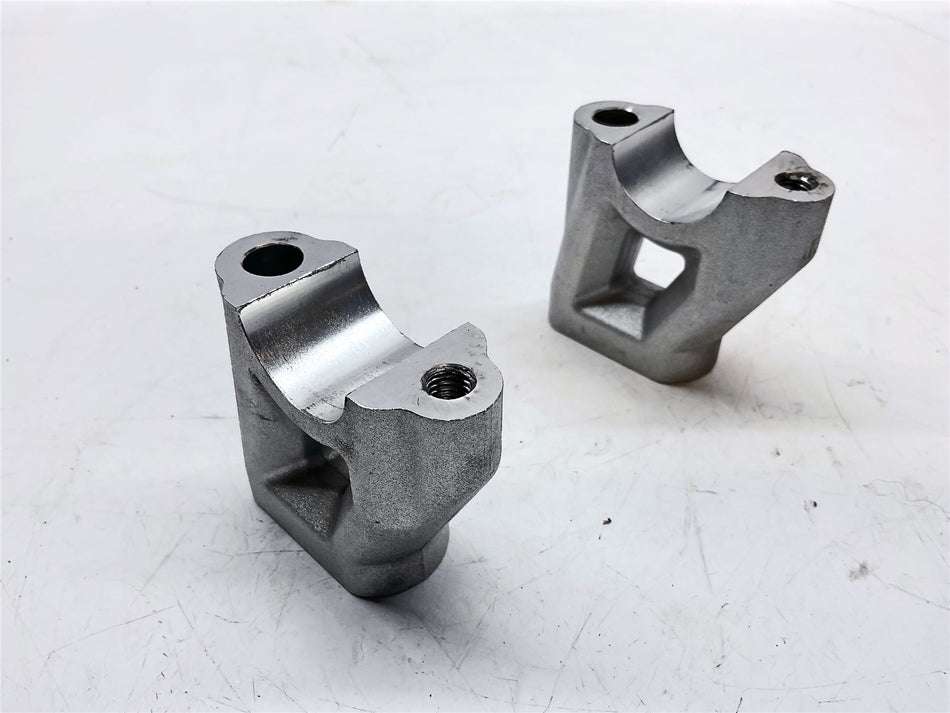 2014 Triumph Tiger 800 ABS Left & Right Lower Handlebar Clamps - T2048951